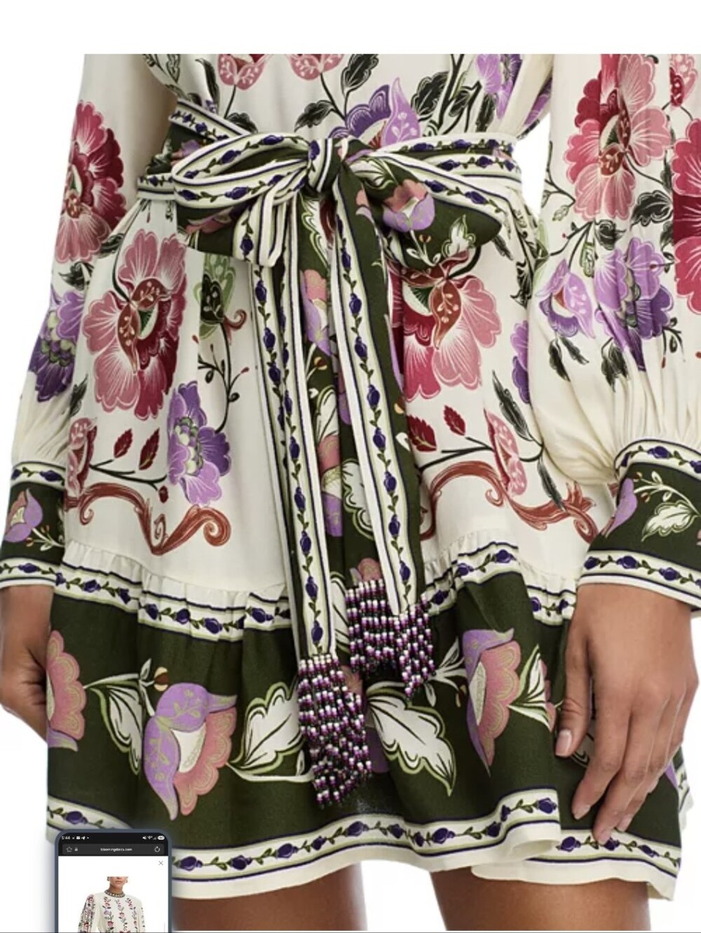 Farm Rio Rococo Minidress - Picture 5 of 6